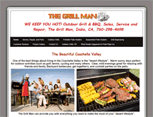 Tablet Screenshot of callthegrillman.com